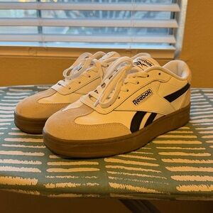Reebok Classic White and Black Shoes